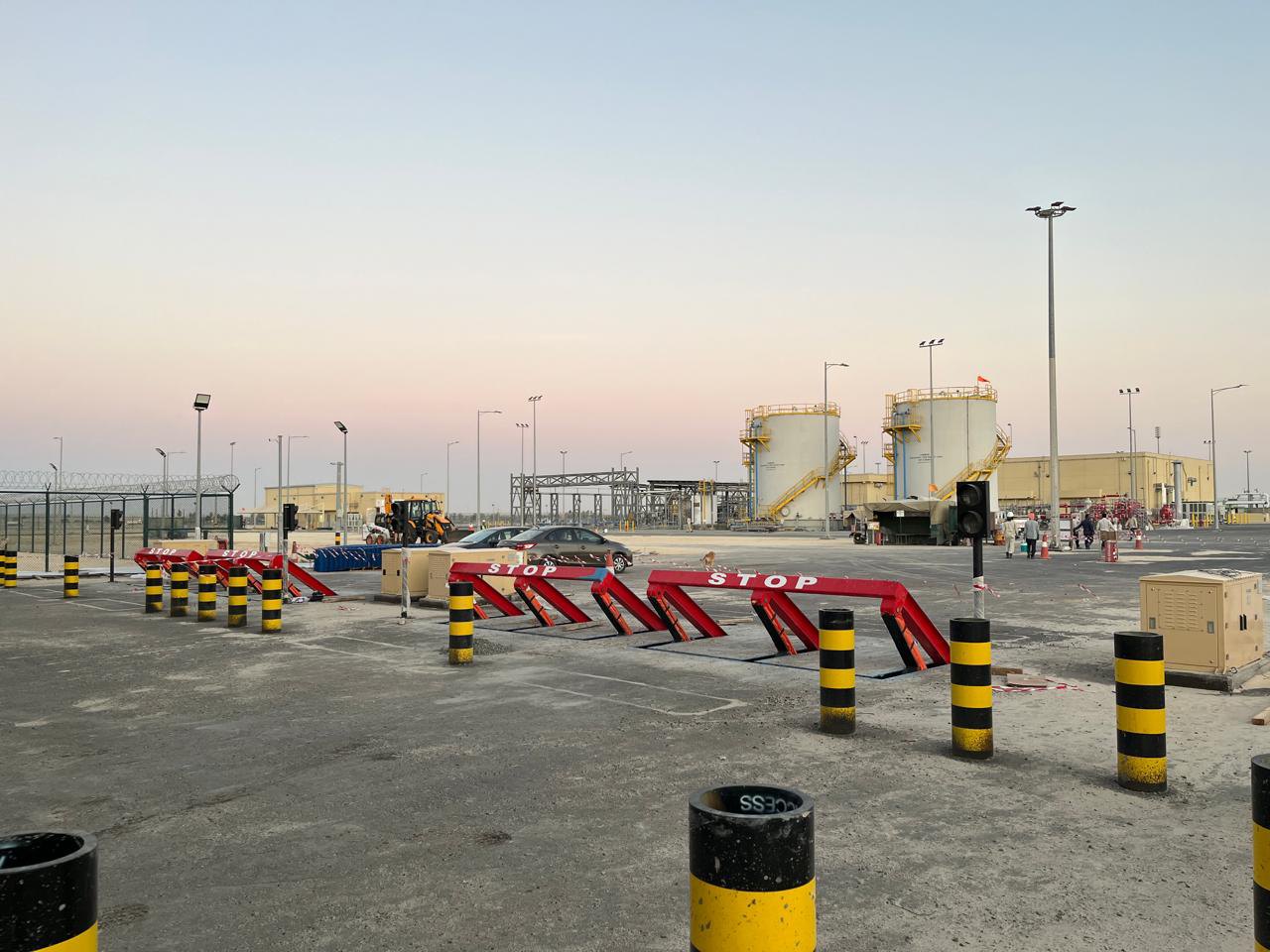 A1 Alcazar HRB  SAIS Compliant Crash Rated Hydraulic Roadblocker ASTM F2656 M50 P1