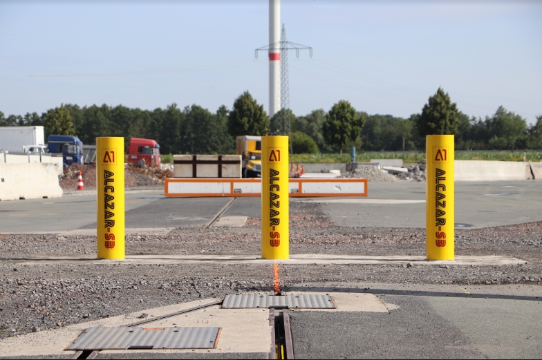 A1 Alcazar SB  SAIS Compliant Crash Rated Static Bollards ASTM F2656 M50 P1
