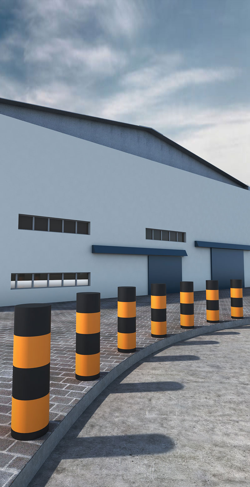 K4 Crash Rated Bollards, HCIS Compliant Crash Tested bollards